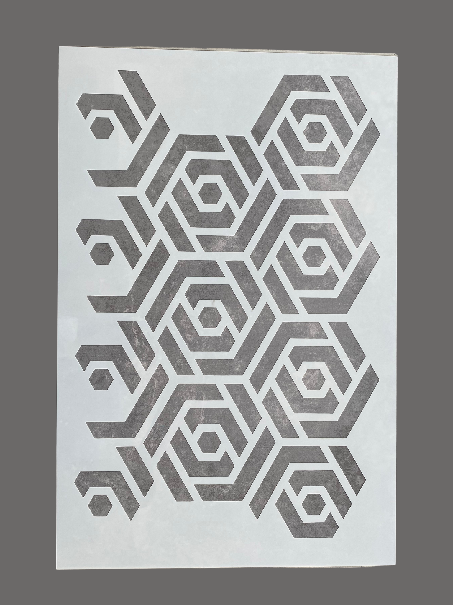 Duvar dekorasyonu stencil şablon 60X40