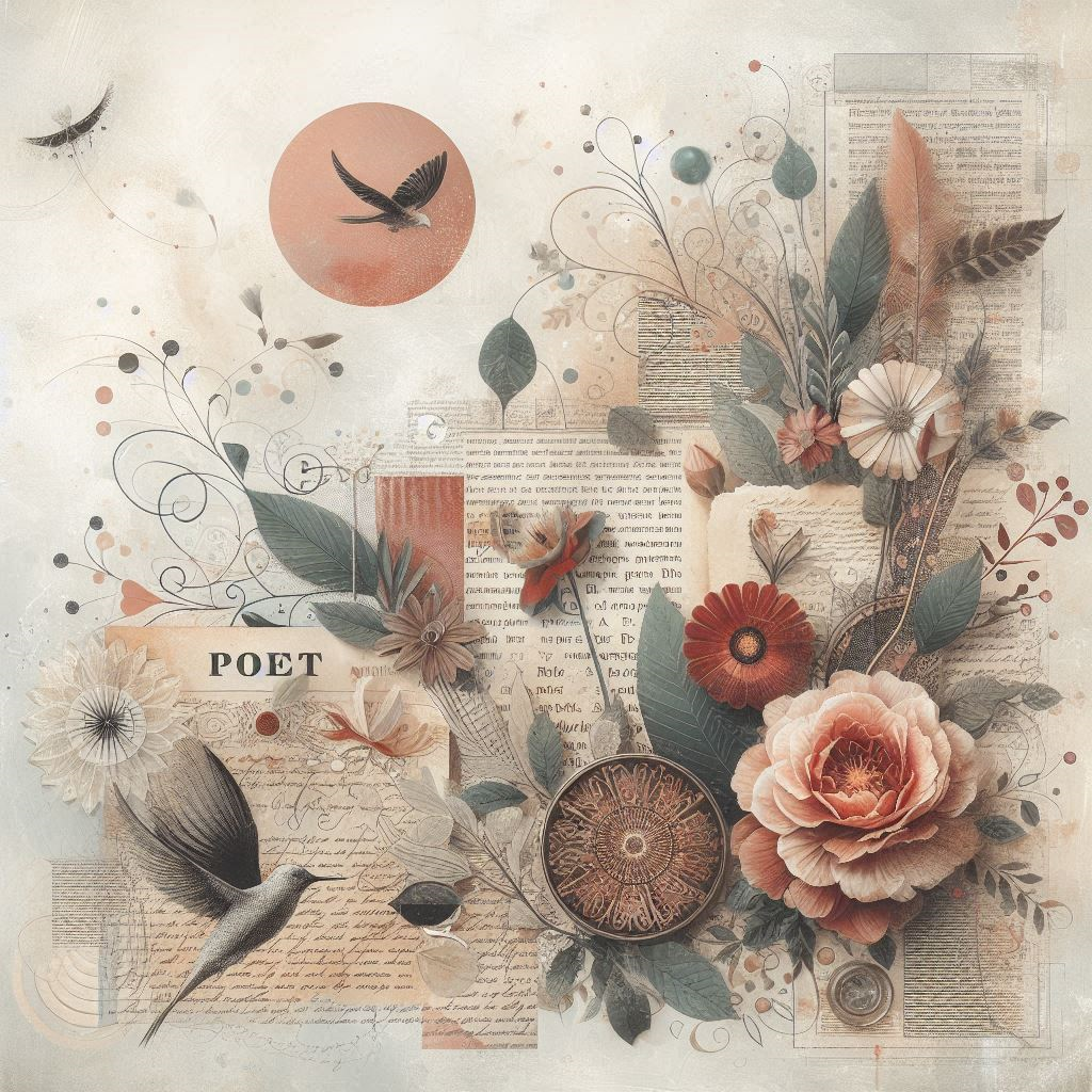 Mixed Media Art No.4 Dekopaj Kağıdı