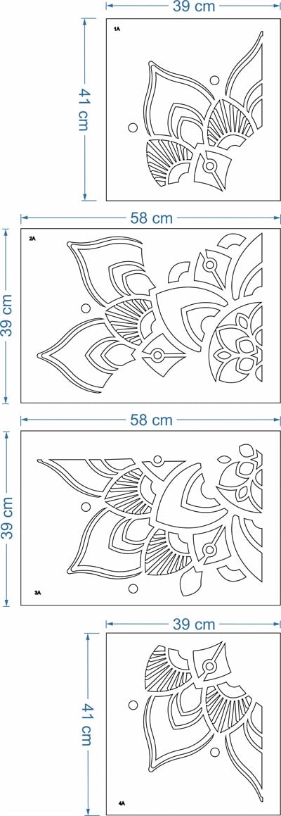 Piktura Duvar Dekorasyon Kendin Yap Diy Kiti (Mandala)