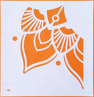 Piktura Stencil Şablon Mandala