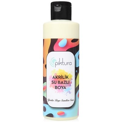 Piktura Su Bazlı Akrilik Boya 200 ml ISI191 Güneş Işığı