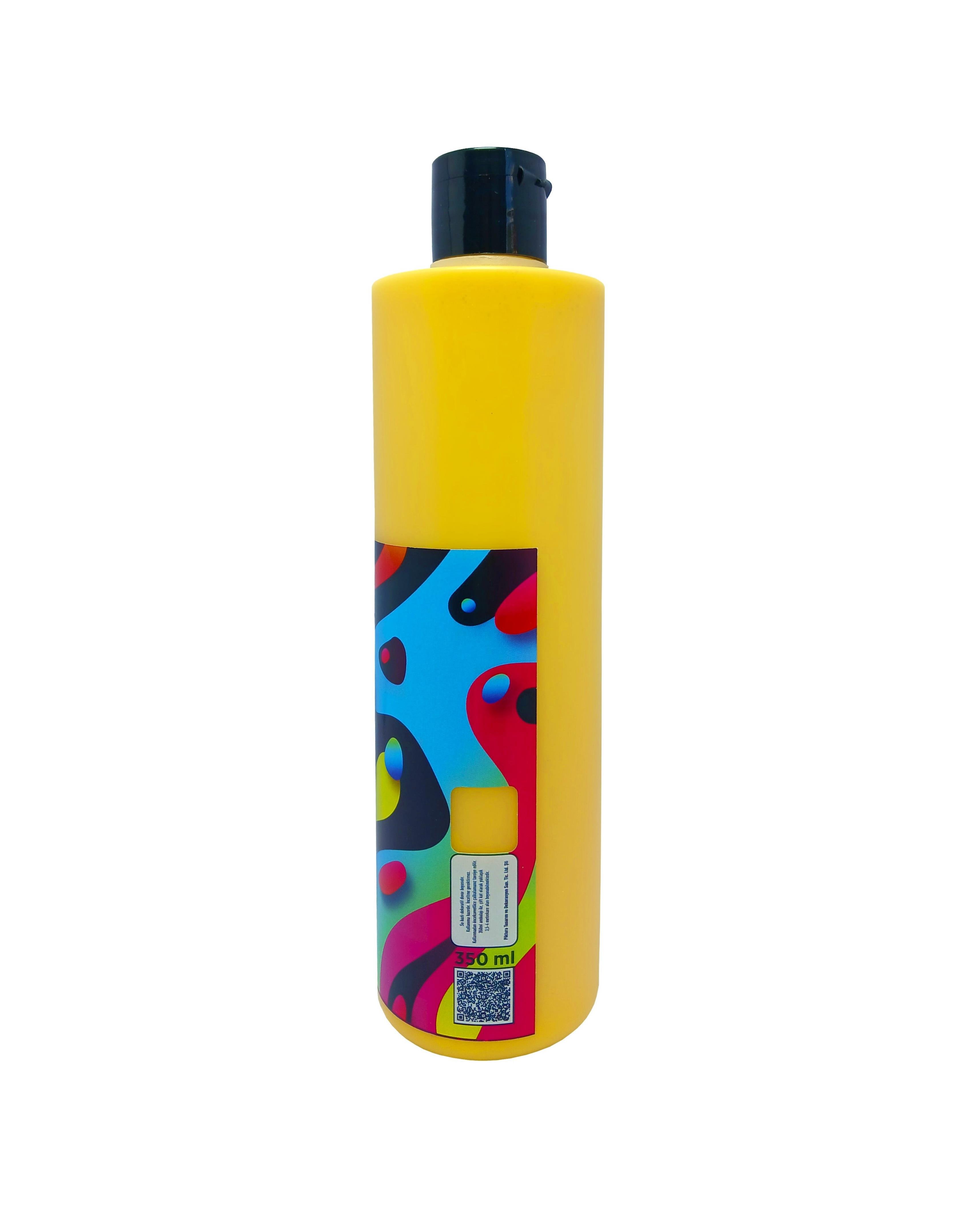 Piktura Su Bazlı Silikonlu Silinebilir İç Cephe Duvar Boyası, Ekonomik Boy, 350ml - Ananas (sarı)
