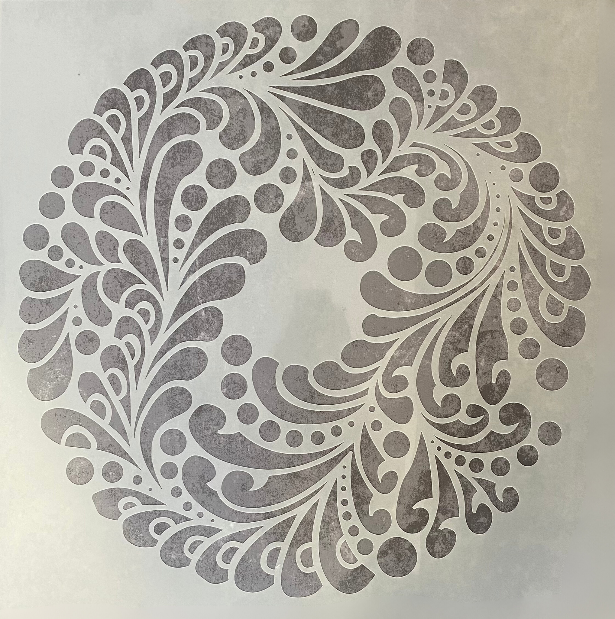 Sondeco Duvar stencil şablon kalınlığı 0,35mm (alçı şablonu) boyut 60X60 model sondeco