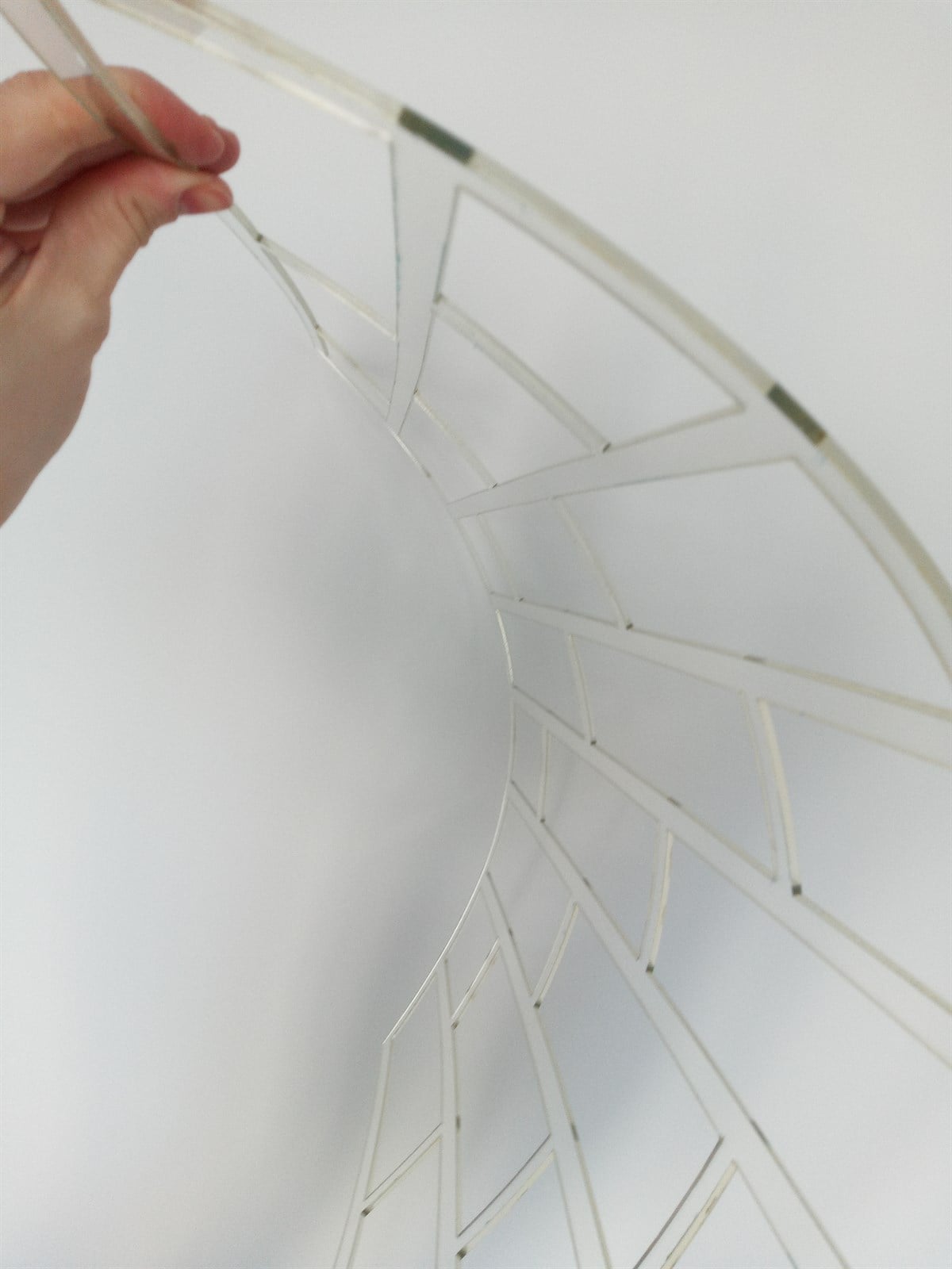 Tuğla Stencil Şablon (Bricks Stencil) Rölyef Pasta ve Saten Alçıya Uygun 3mm kalınlık