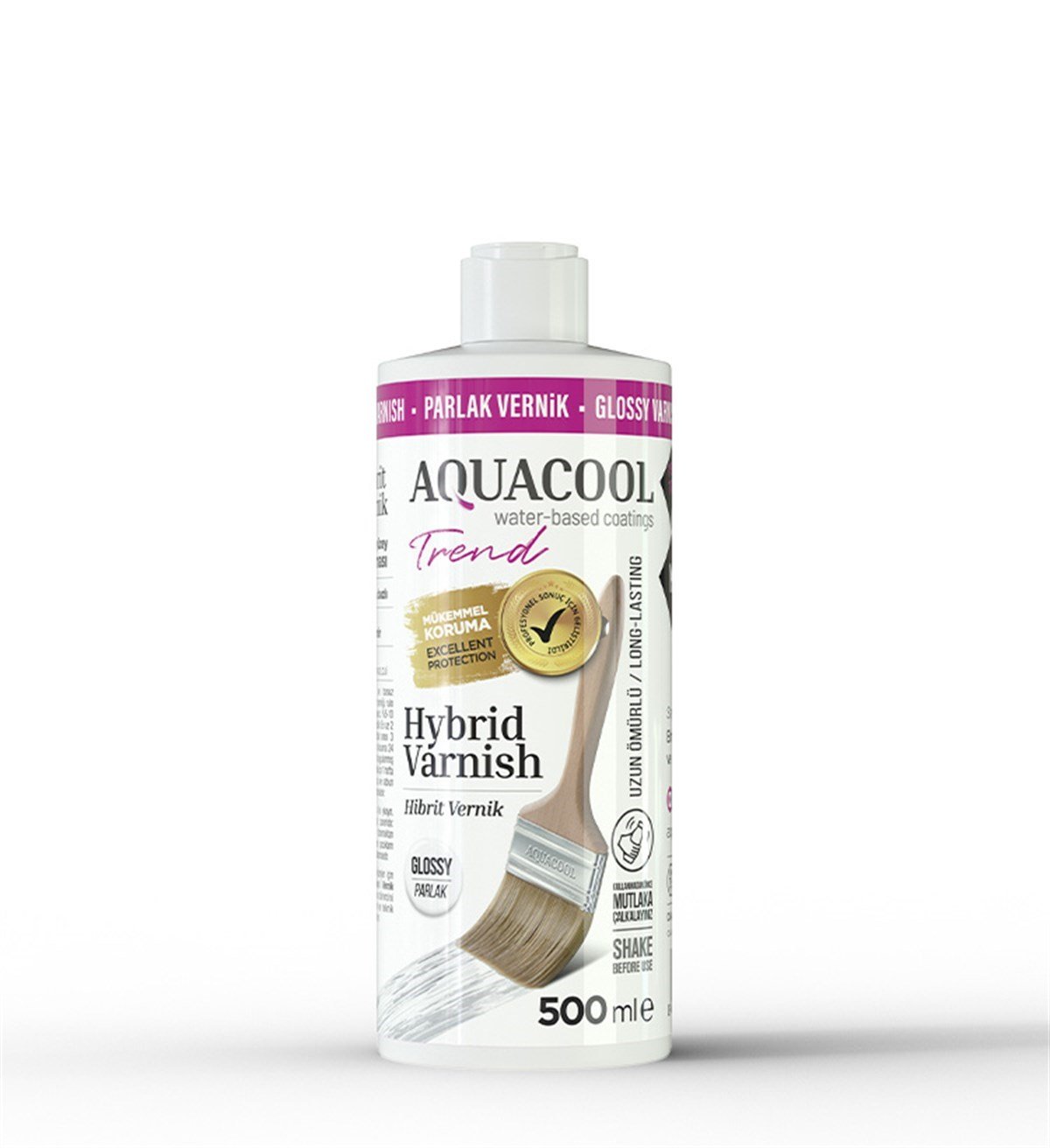 500 Ml Aquacoll Trend Hibrit Parlak Vernik 