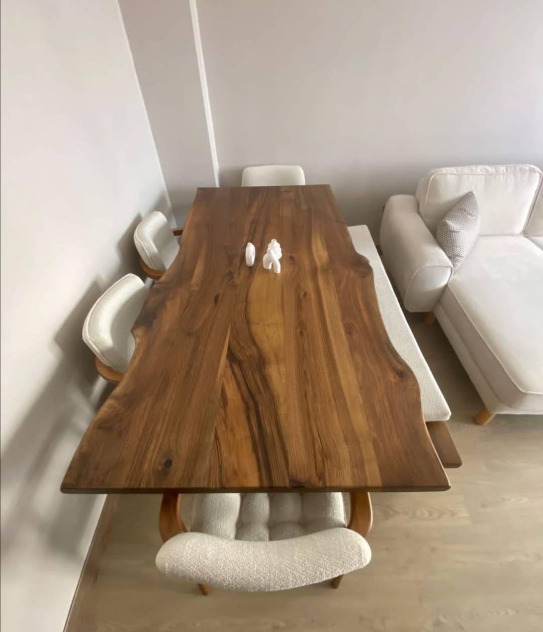 Best Garden Bahçe 8 Kişilik Kestane Bodrum Masa Sandalye Takımı