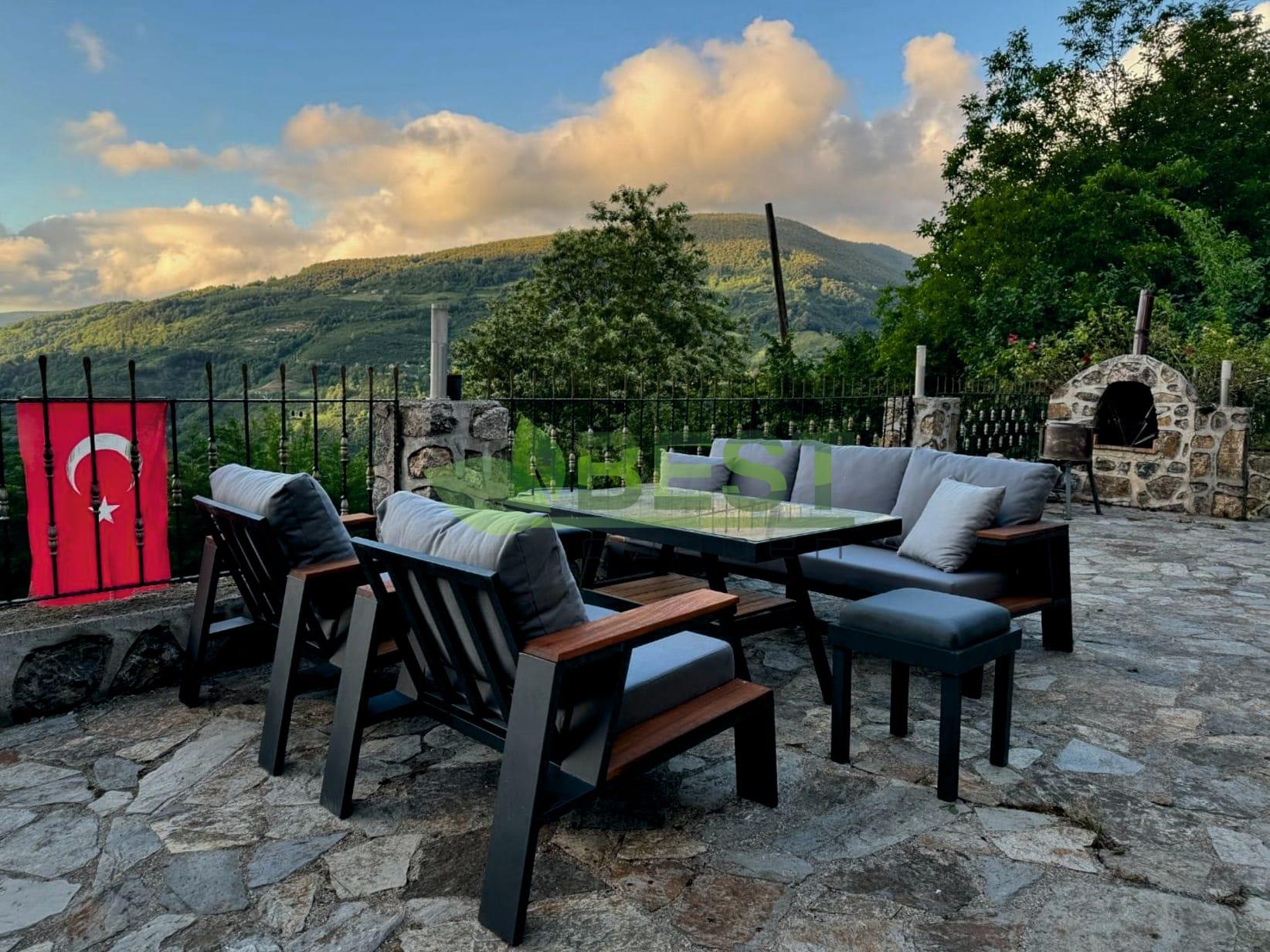 Best Garden Okyanus 2 Model Alüminyum Bahçe Koltuk Takım 3+1+1+ Masa