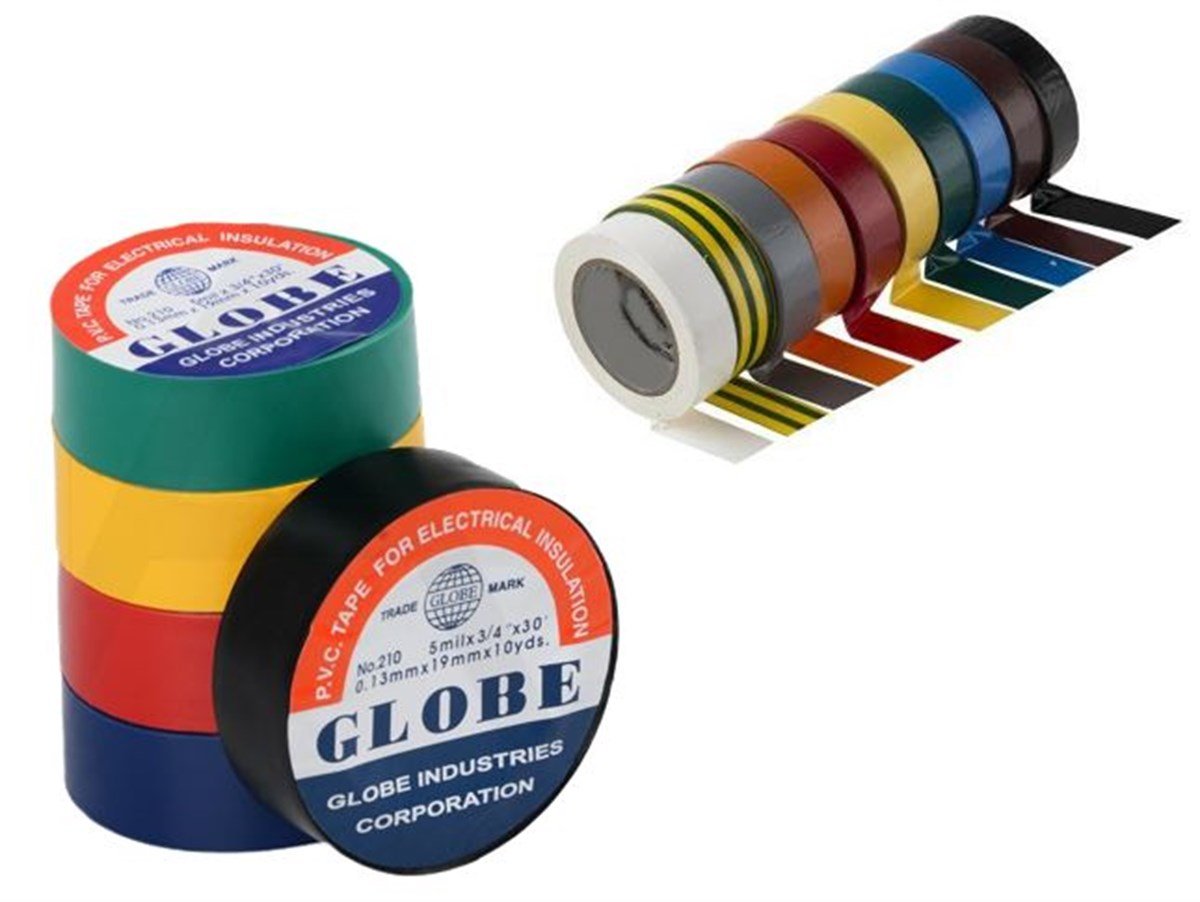 Globe Elektrik Bandı 0.13Mm X 19Mm X 10 Yds No:210 Siyah
