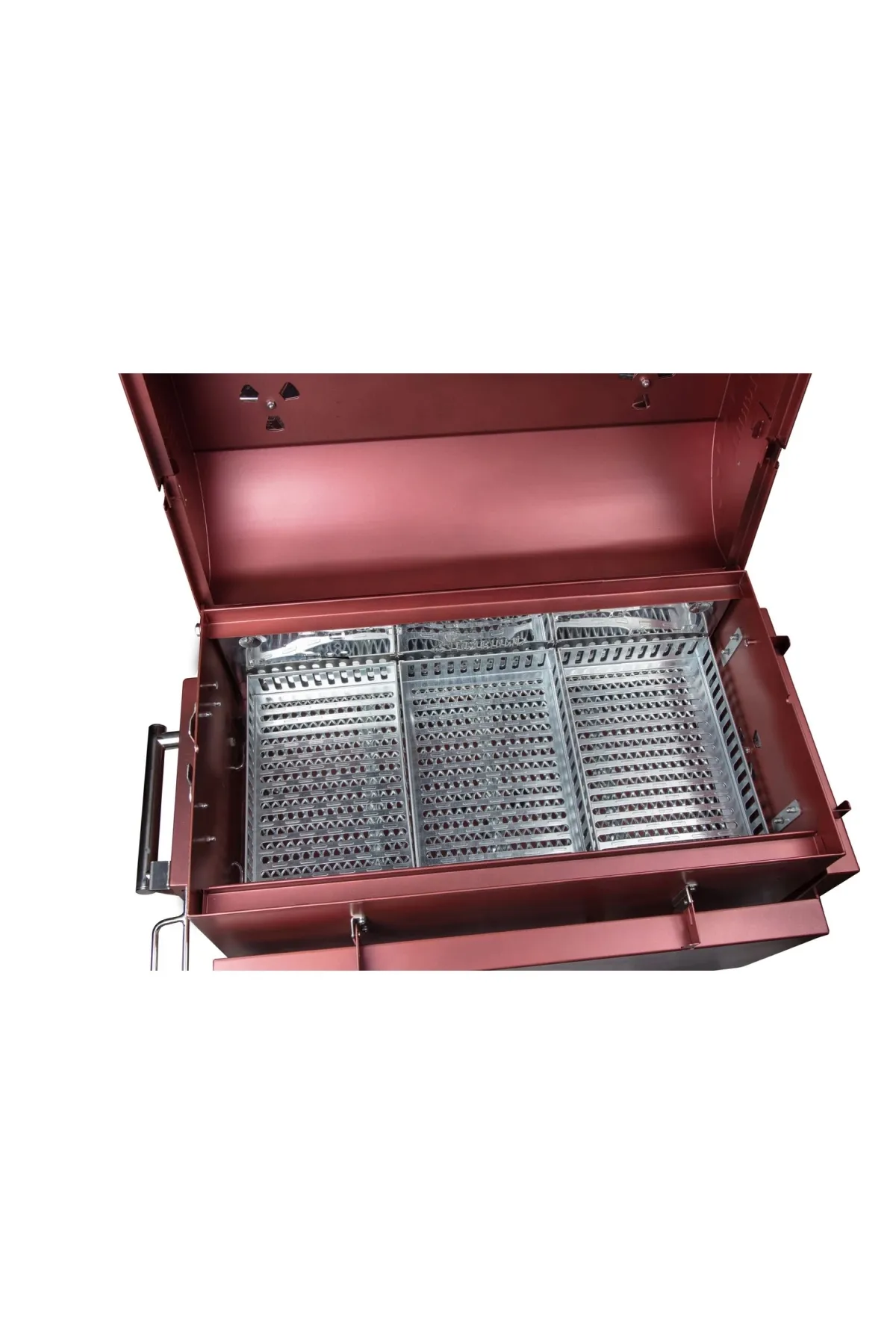 IGRILL Tekerlekli Kapaklı Kömürlü Mangal Isıya Dayanıklı Büyük Paslanmaz 1. Sınıf Barbekü Seti