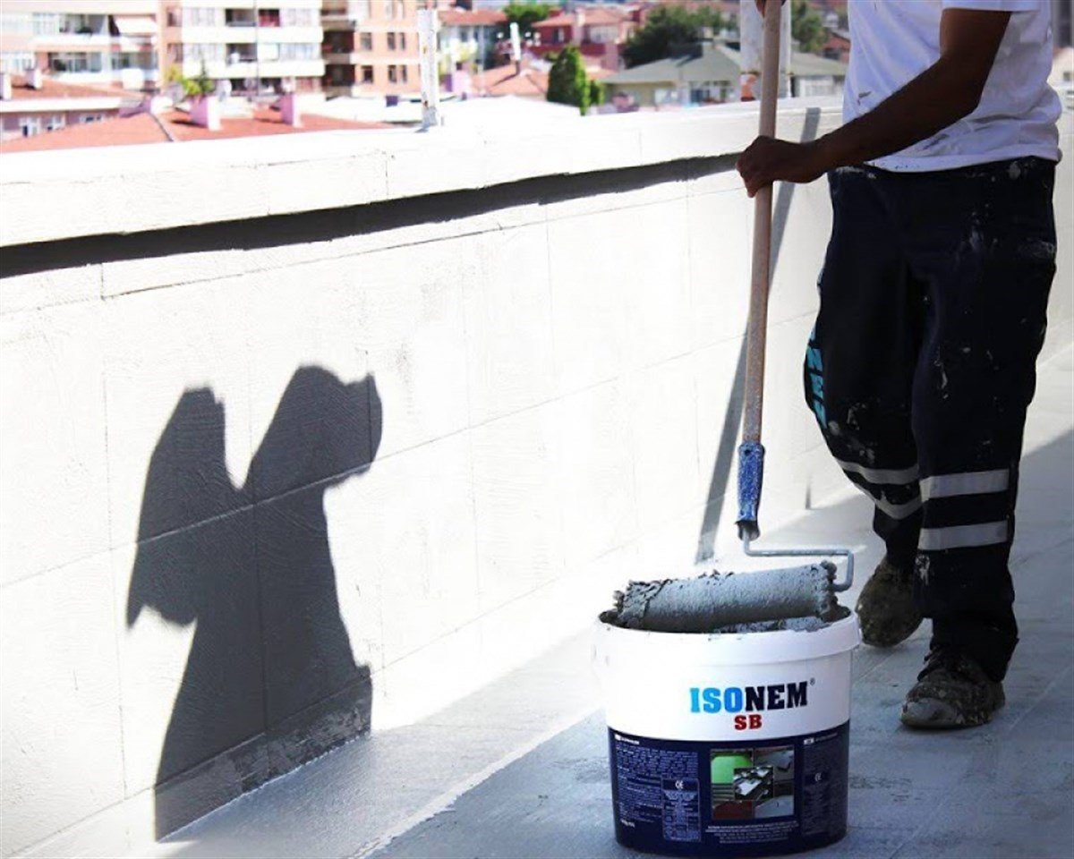 İsonem SB Süper Bileşen Yalıtım Kaplama Kaplaması 10 Kg Gri