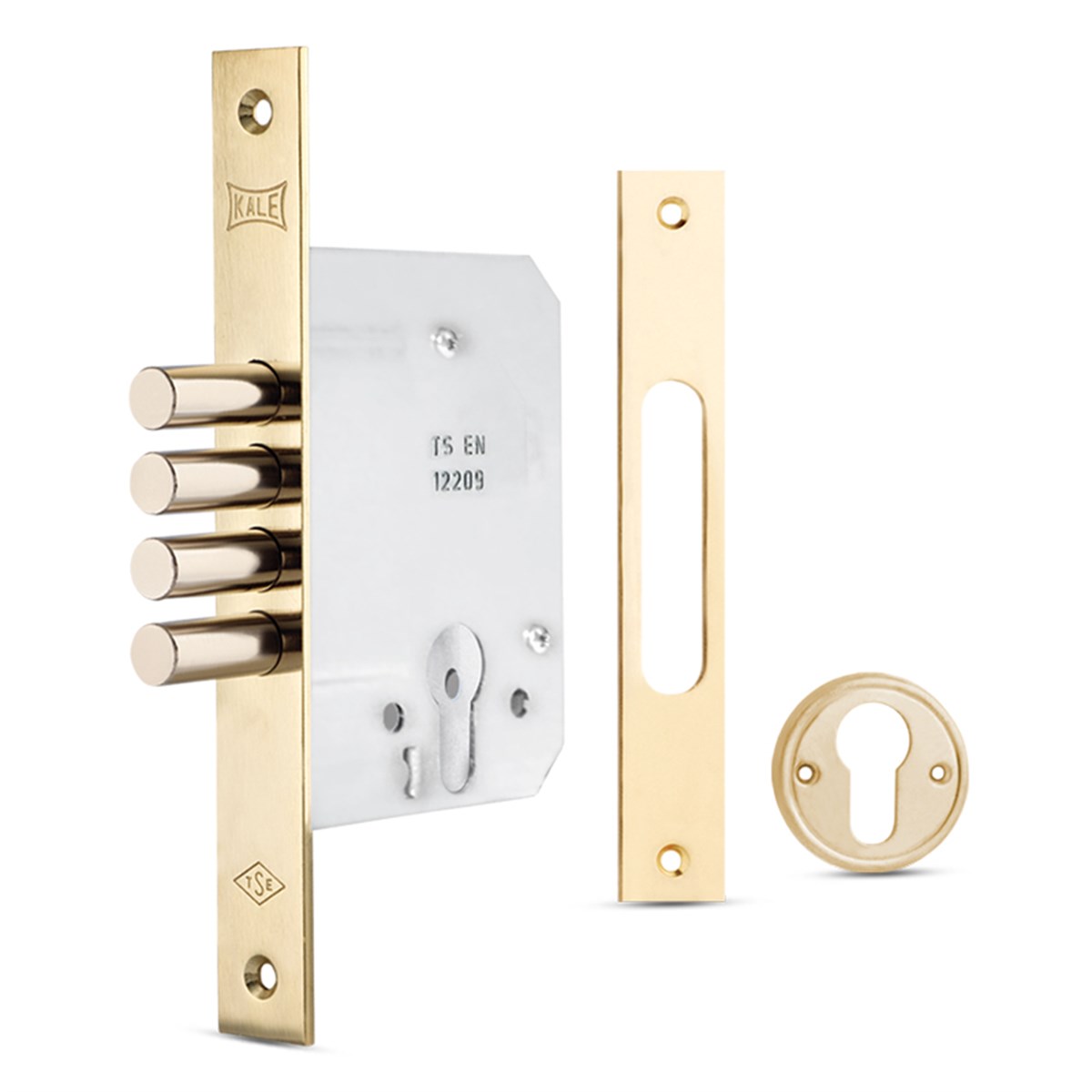 Kale 189 4M 52 Mm Silindirli Gömme Emniyet Kilidi, Ahşap Ve Metal Kapılar İçin