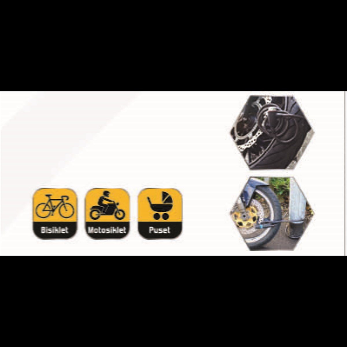 Kupa Kup8167 Motosiklet Kilidi 22 X 1500 Mm Çelik Makaralı