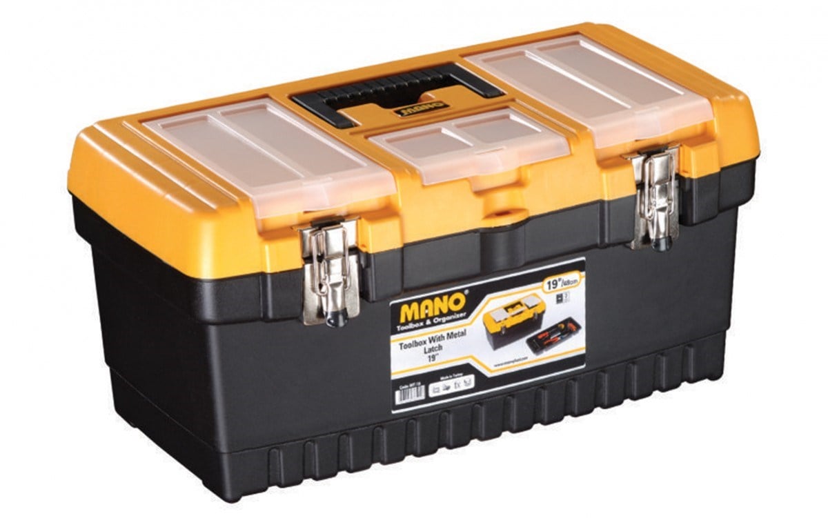 Mano MT-19 Metal Kilitli Takım Çantası MT-22 486 mm x 267 mm x 242 mm