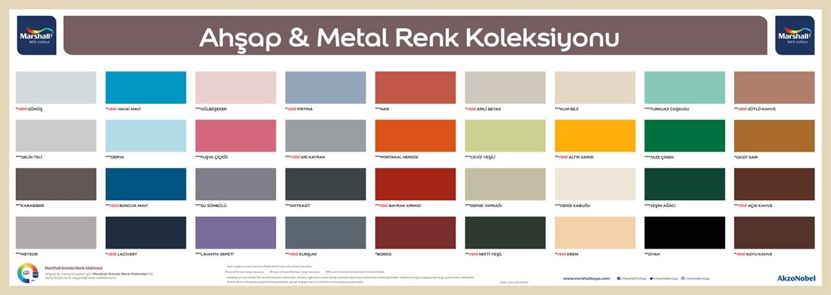 Marshall Luxe Parlak Sentetik Yağlı Boya