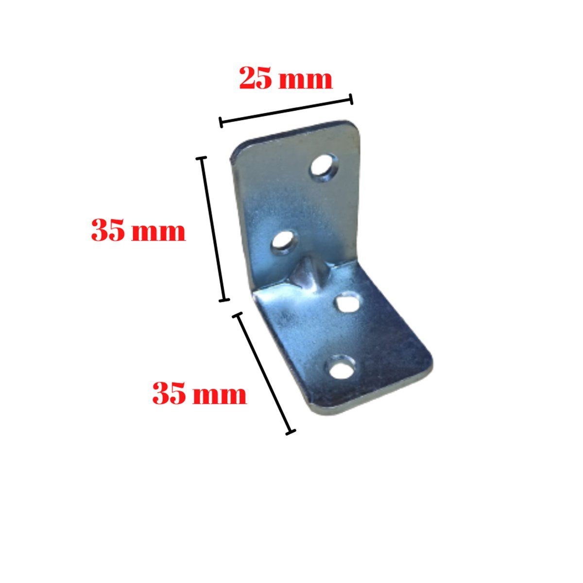 Nalburun Metal L Gönye Bağlantı Birleştirme Aparatı 2X25X35X35 1 Adet