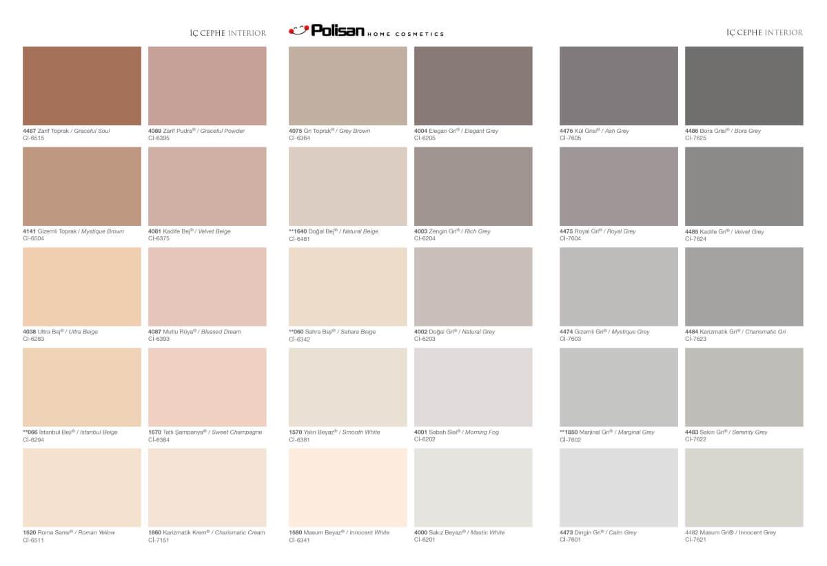 Polisan Elegans Yarı Mat İç Cephe Boyası 15 Lt