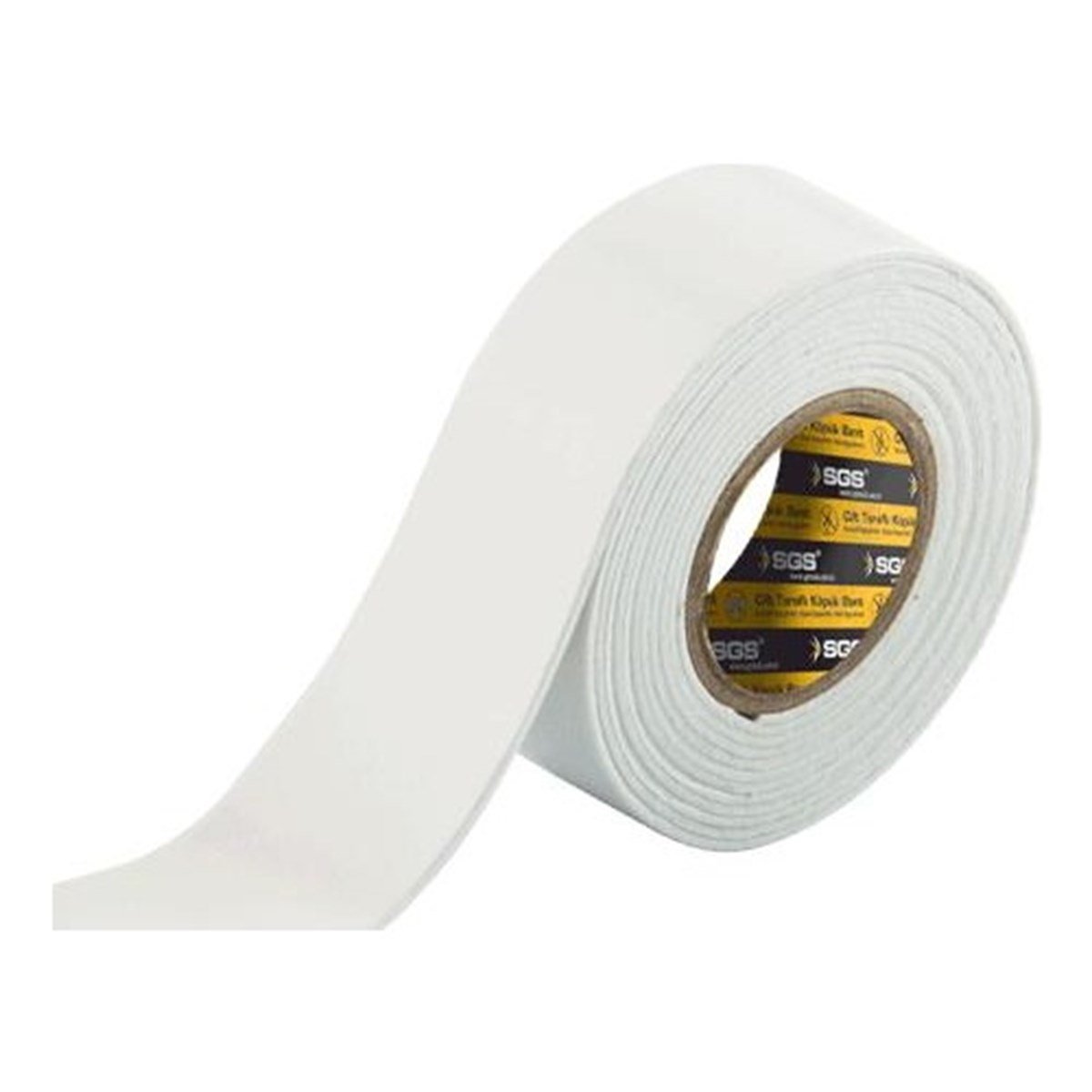 SGS Çift Taraflı Köpük Bant 50 MM X 2 Metre Beyaz