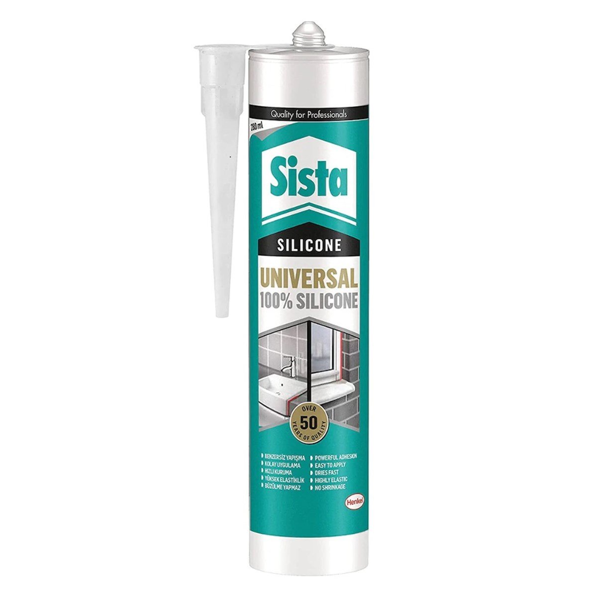 Sista Universal Silikon Kartuş Şeffaf 280 Ml