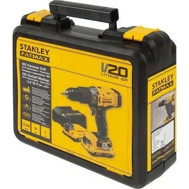 Stanley SCD718D2K Şarjlı Darbeli Matkap 18 V 2 Ah