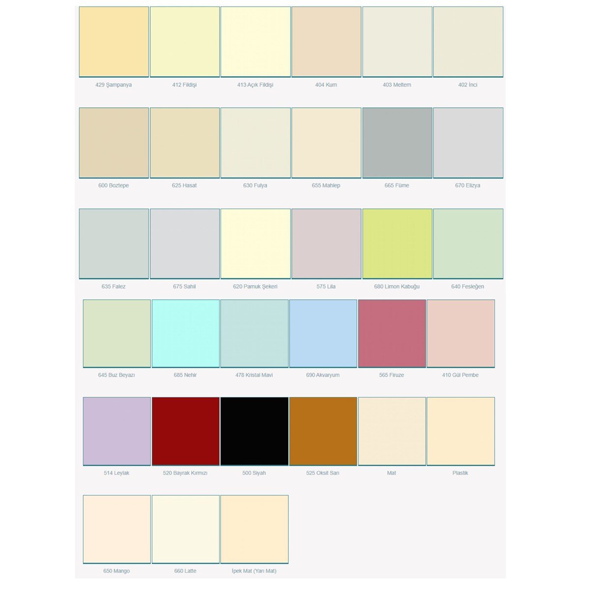 Tek Satensi İpek Mat İç Cephe Boyası  Şampanya 429