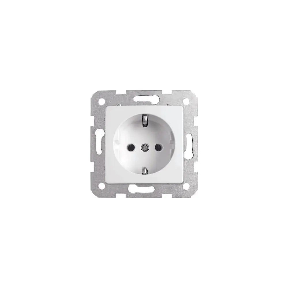 Viko Karre Topraklı Priz Beyaz (Çerçevesiz) 1 Adet