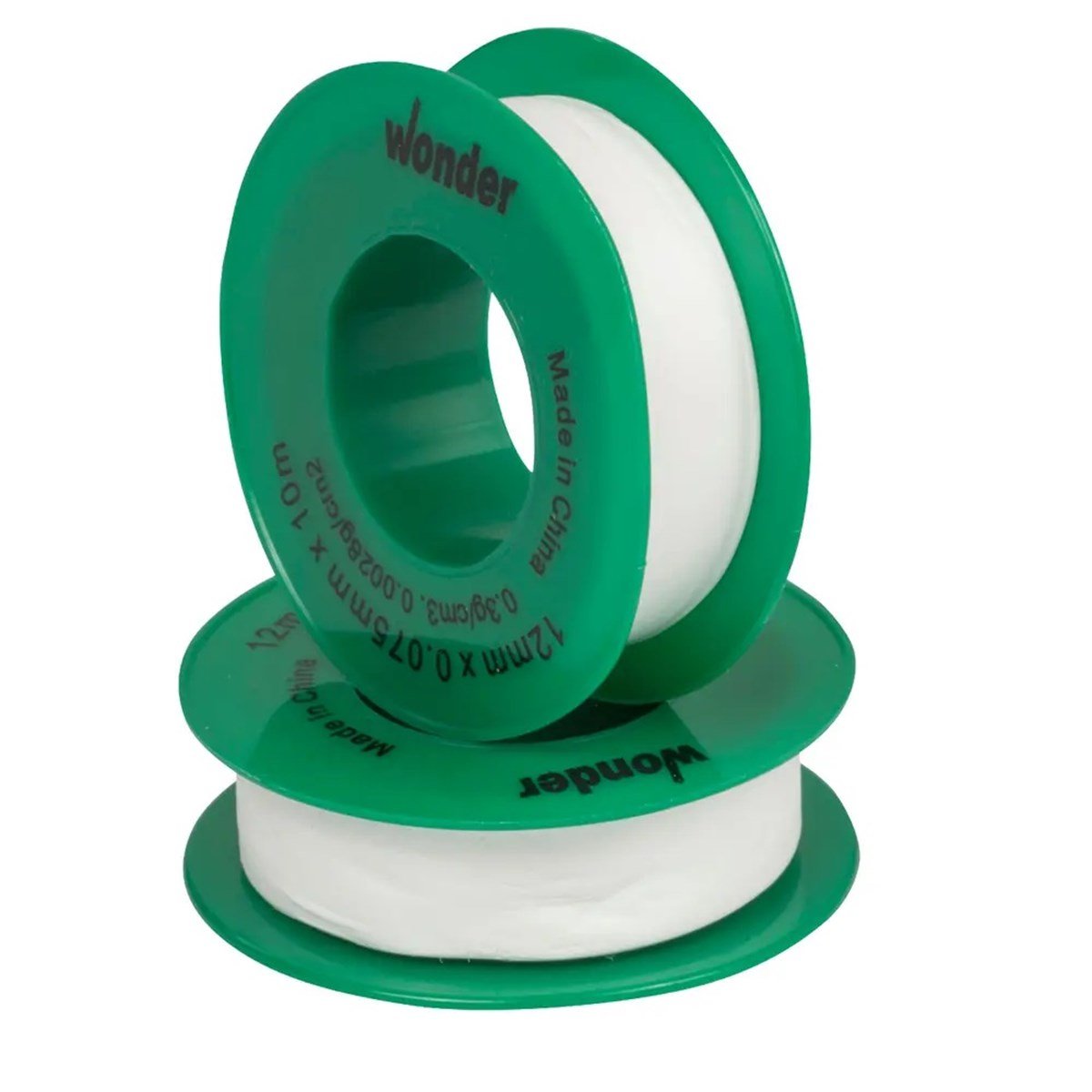 Wonder Kaliteli Teflon Bant Beyaz 12mm X 0.075 Mm X 10 M