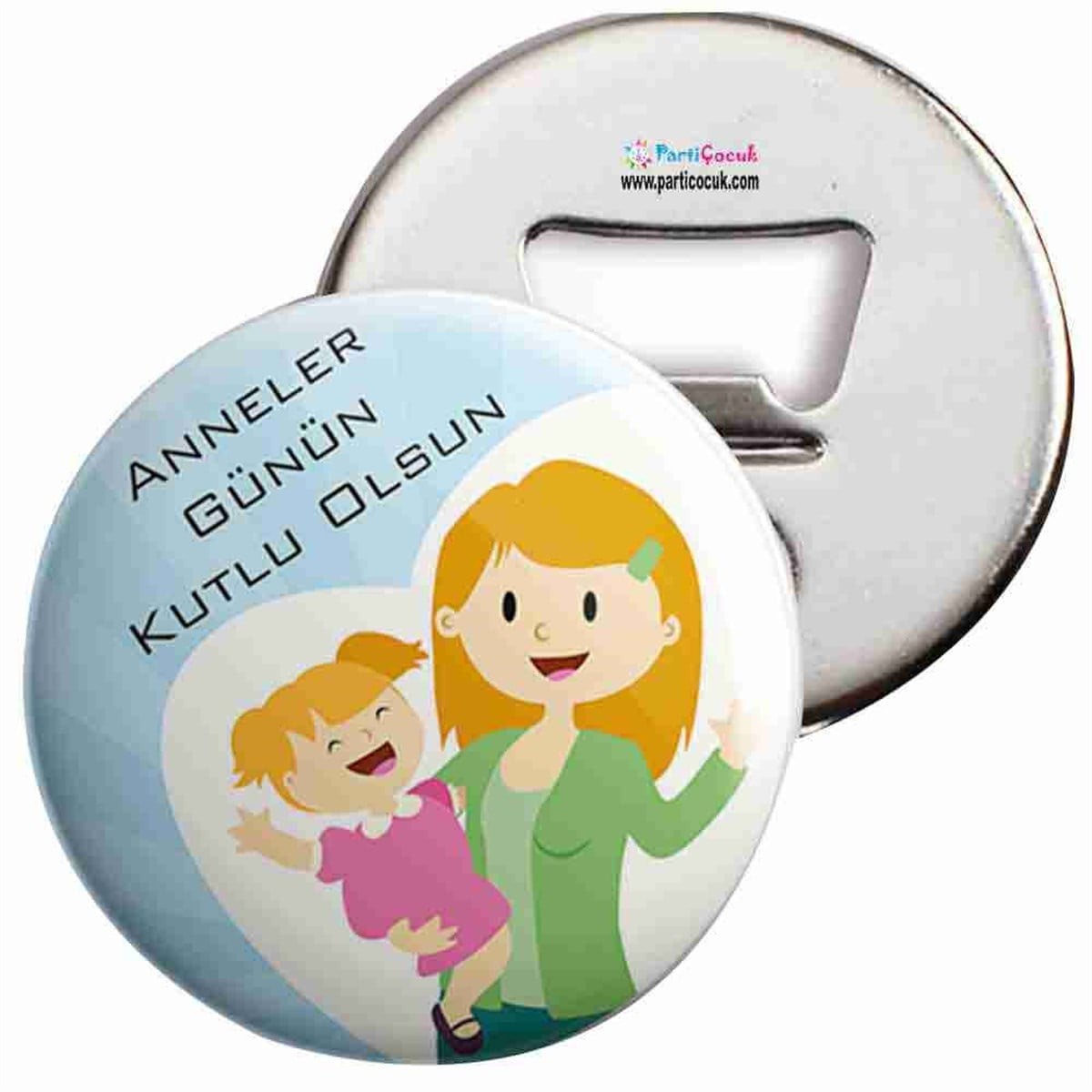 Açacaklı Buzdolabı Magneti Anneler Günü 2 Parti Çocuk  