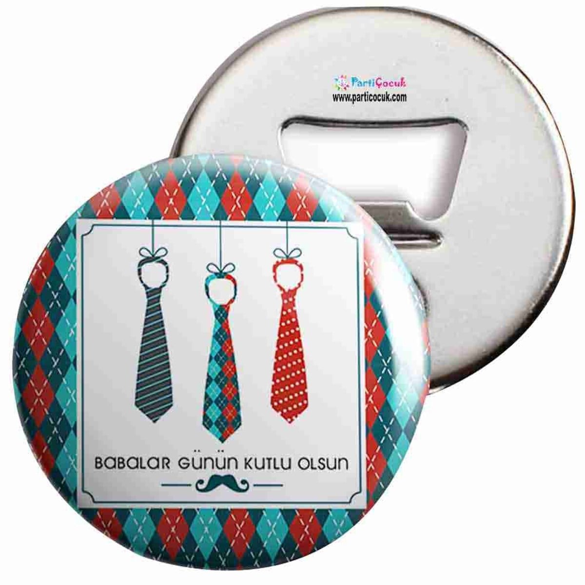 Açacaklı Buzdolabı Magneti Babalar Günü 19 Parti Çocuk  