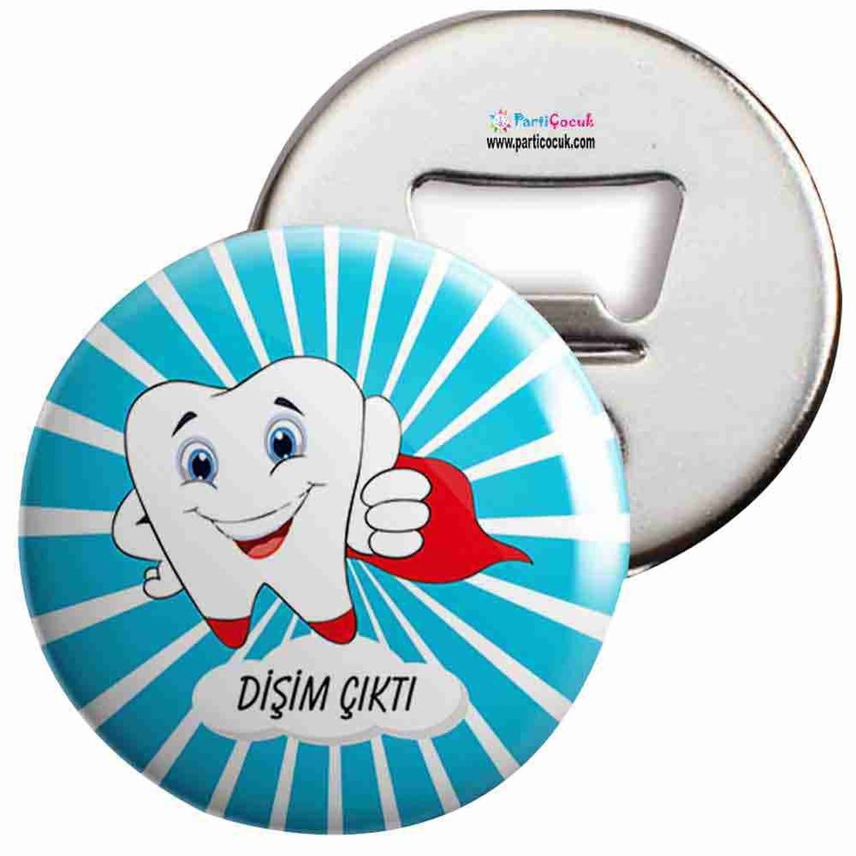 Açacaklı Buzdolabı Magneti Diş Buğdayı 2 Parti Çocuk   