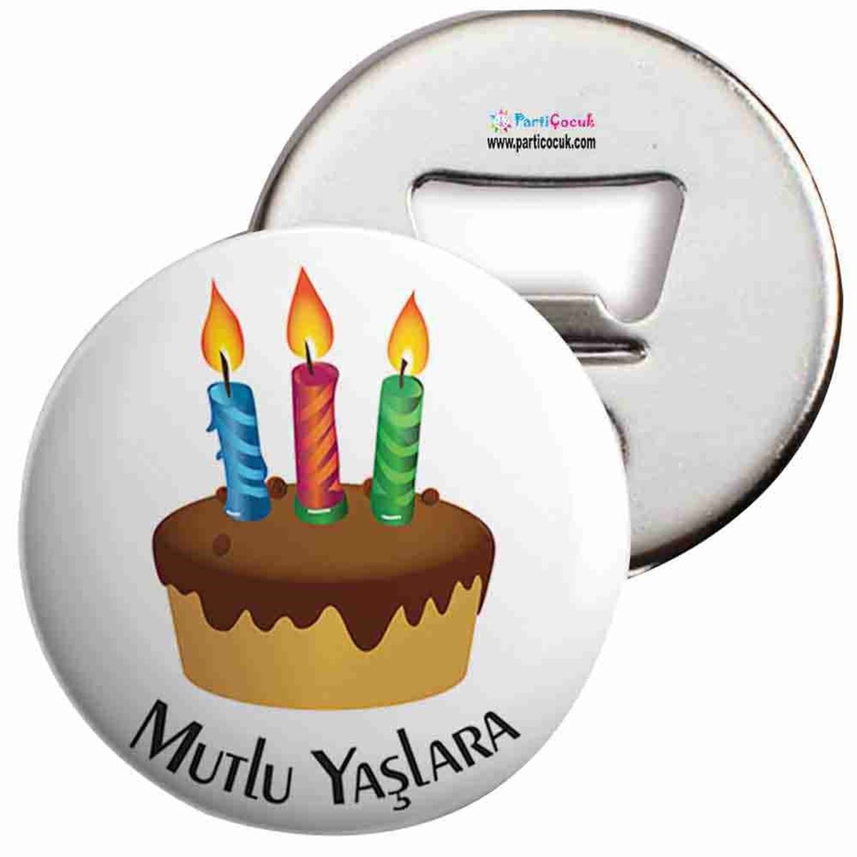 Açacaklı Buzdolabı Magneti İyiki Doğdun 15 Parti Çocuk   