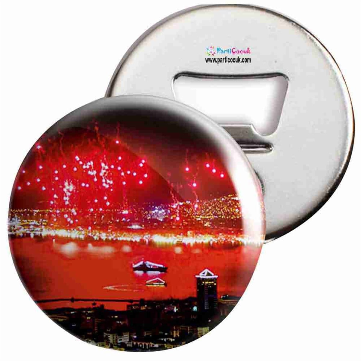 Açacaklı Buzdolabı Magneti İzmir Manzara 10 Parti Çocuk  