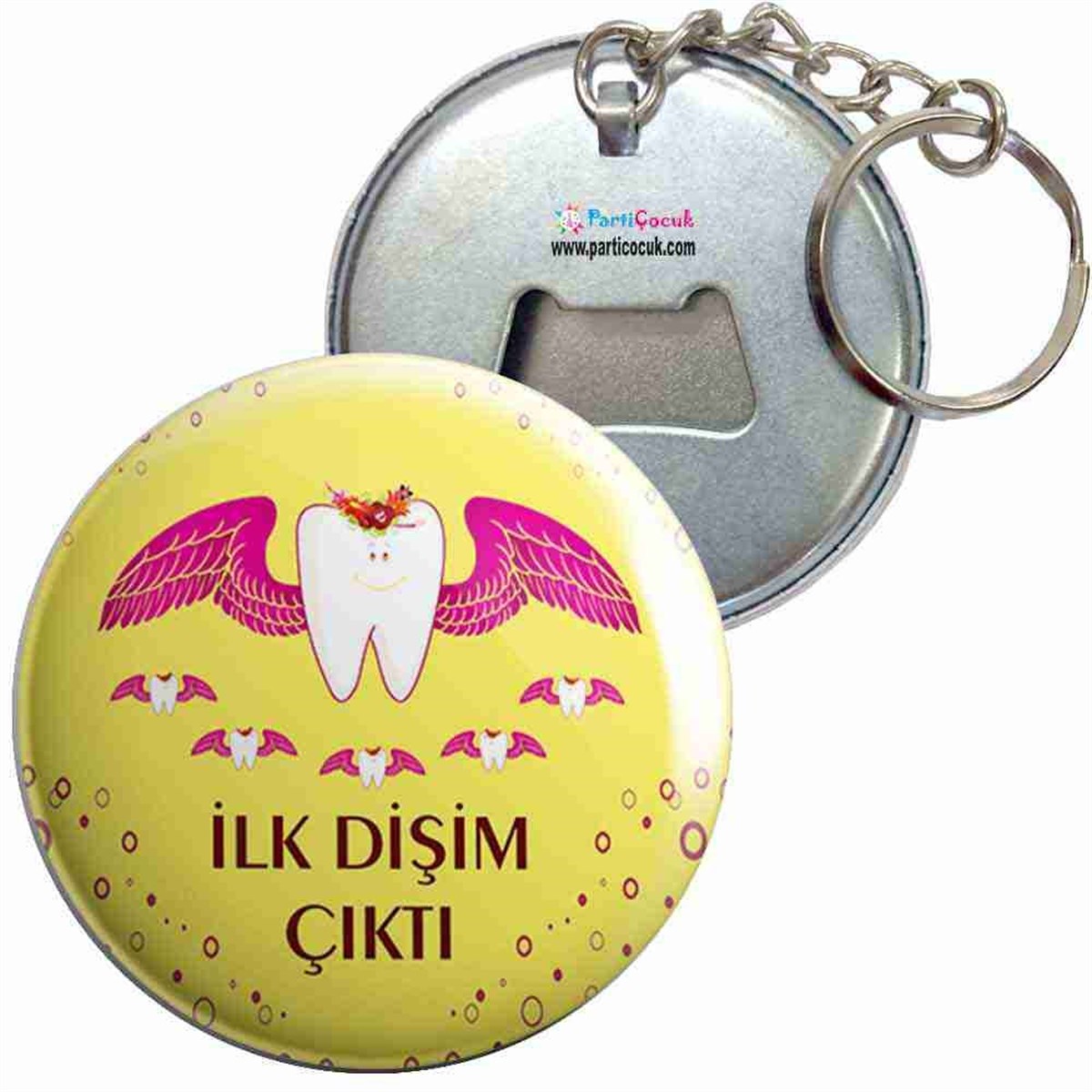 Anahtarlıklı Açacak Diş Buğdayı 5 Parti Çocuk 