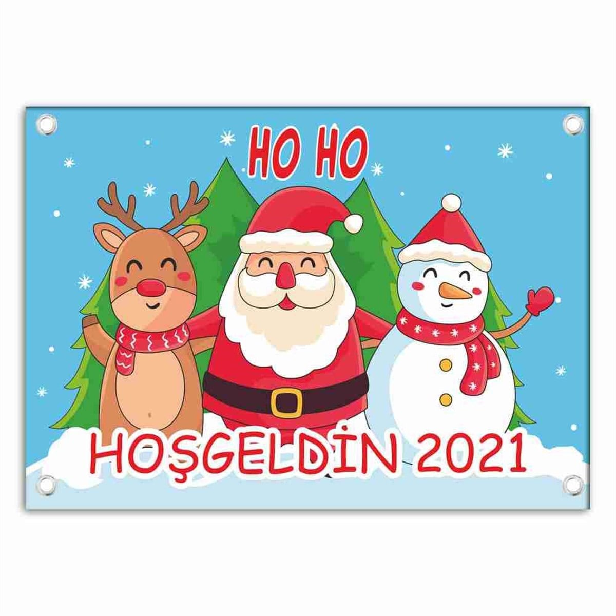 Anaokulu Kapı Karsılama Afiş 
