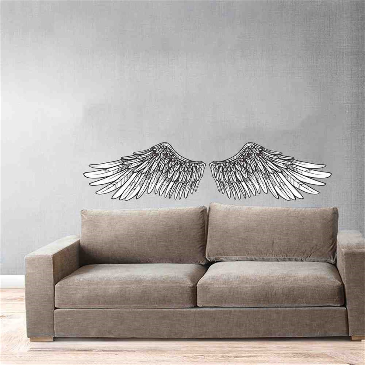 Angel Wings Wall Design Sticker 