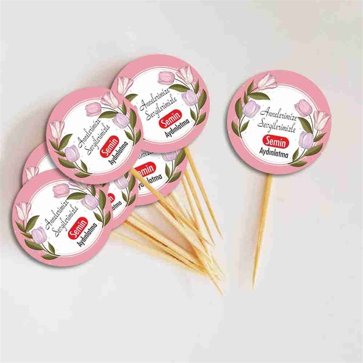 Anneler Günü Derneği Cupcake Kürdanı 
