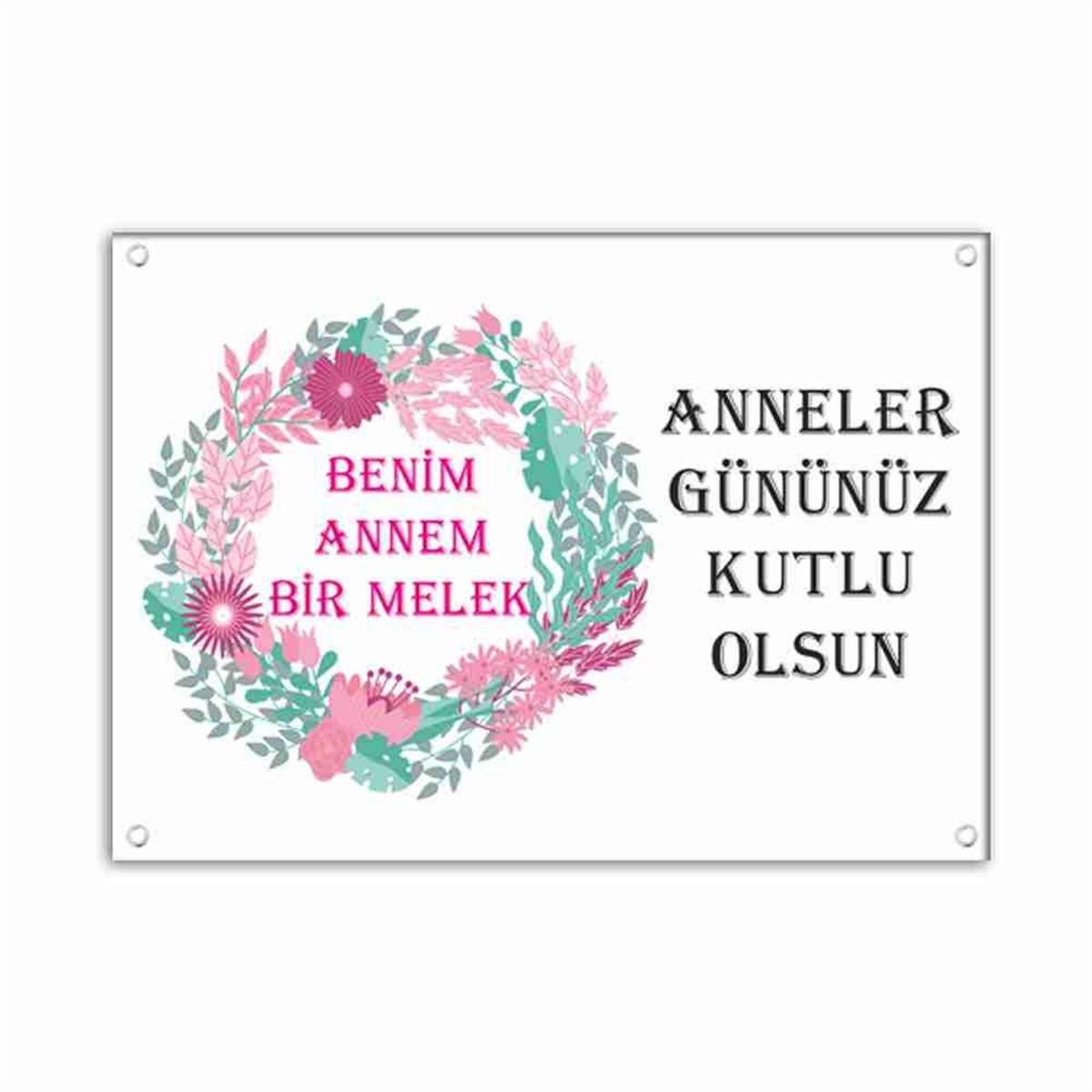 Anneler Günü Süsleme Afiş 