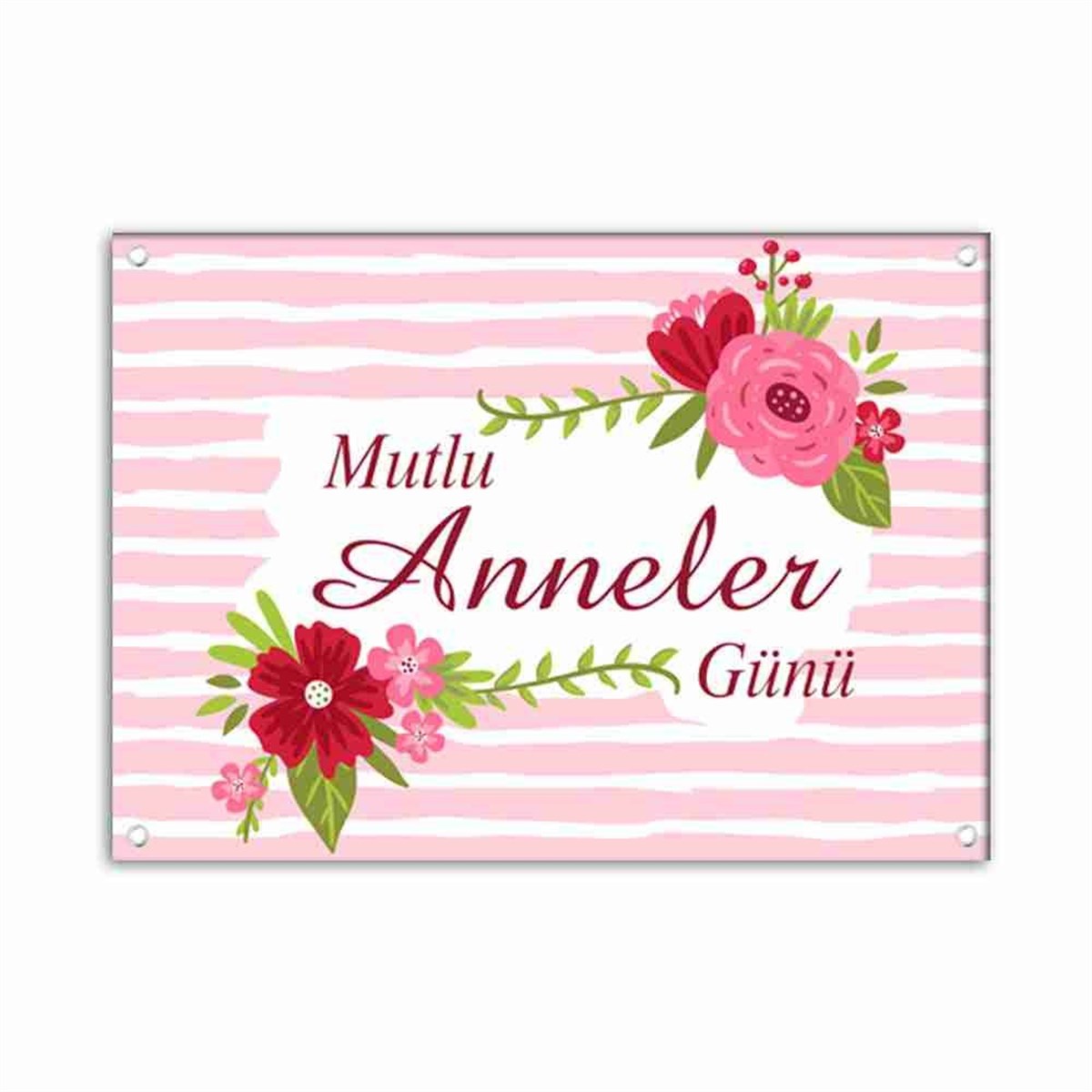 Anneler Günü Süsleme Bez Afiş 