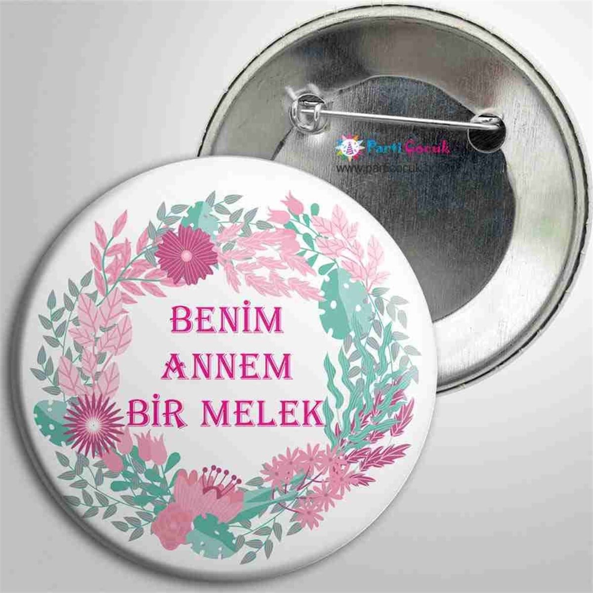 Anneler Günü Süsleme İğneli Rozet 