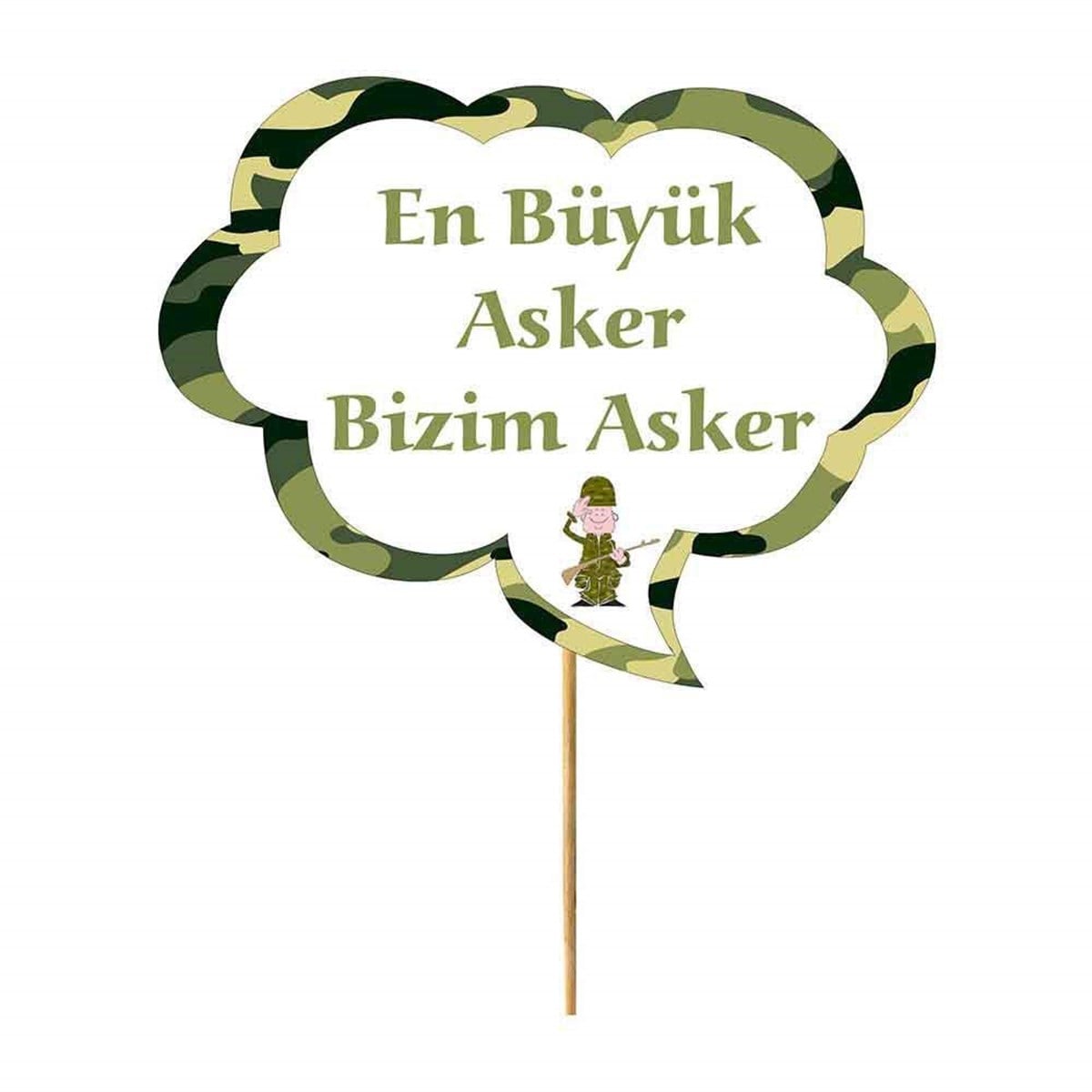 Asker Eğlencesi Kişiye Özel Pankart 