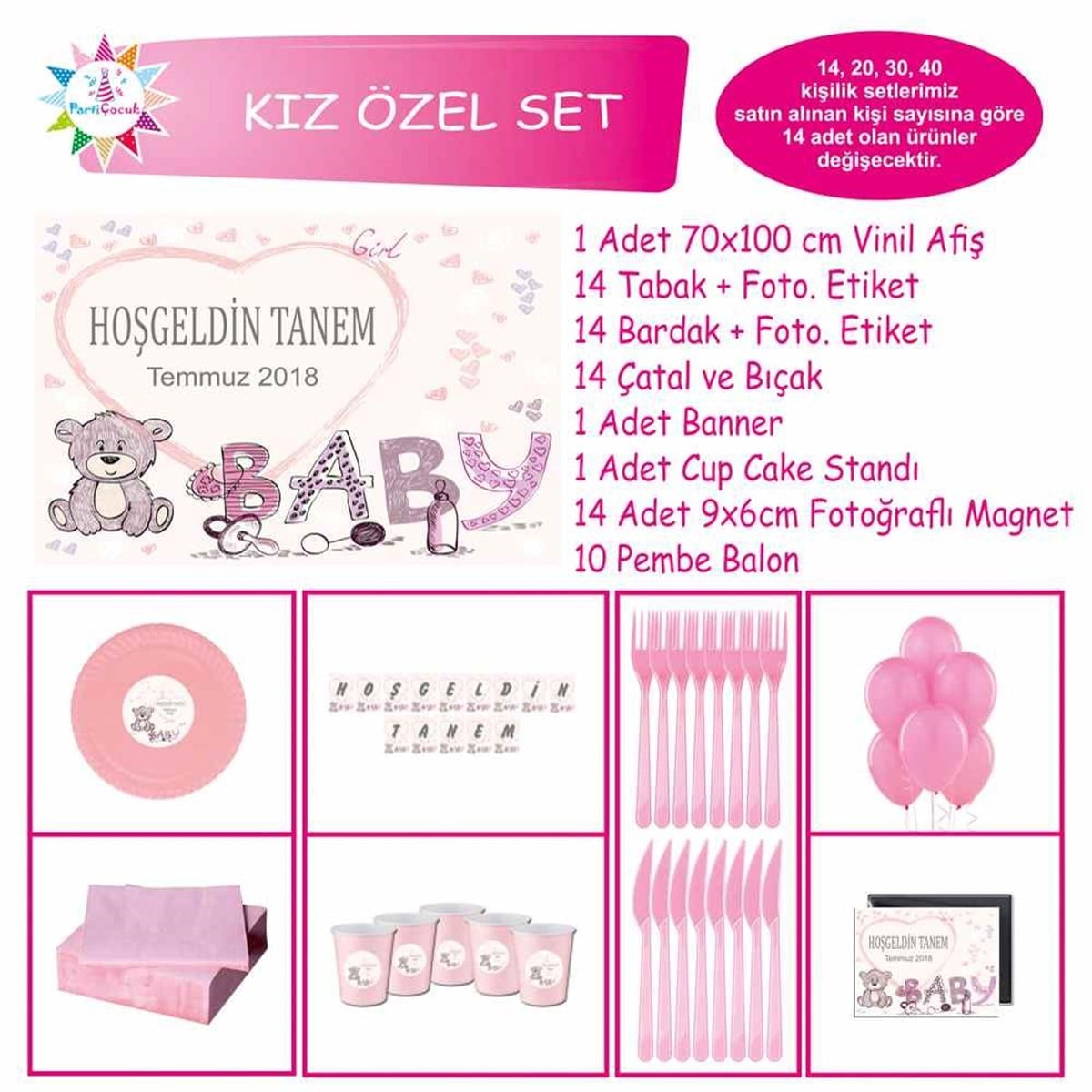 Ayılı Konsept Özel Set 