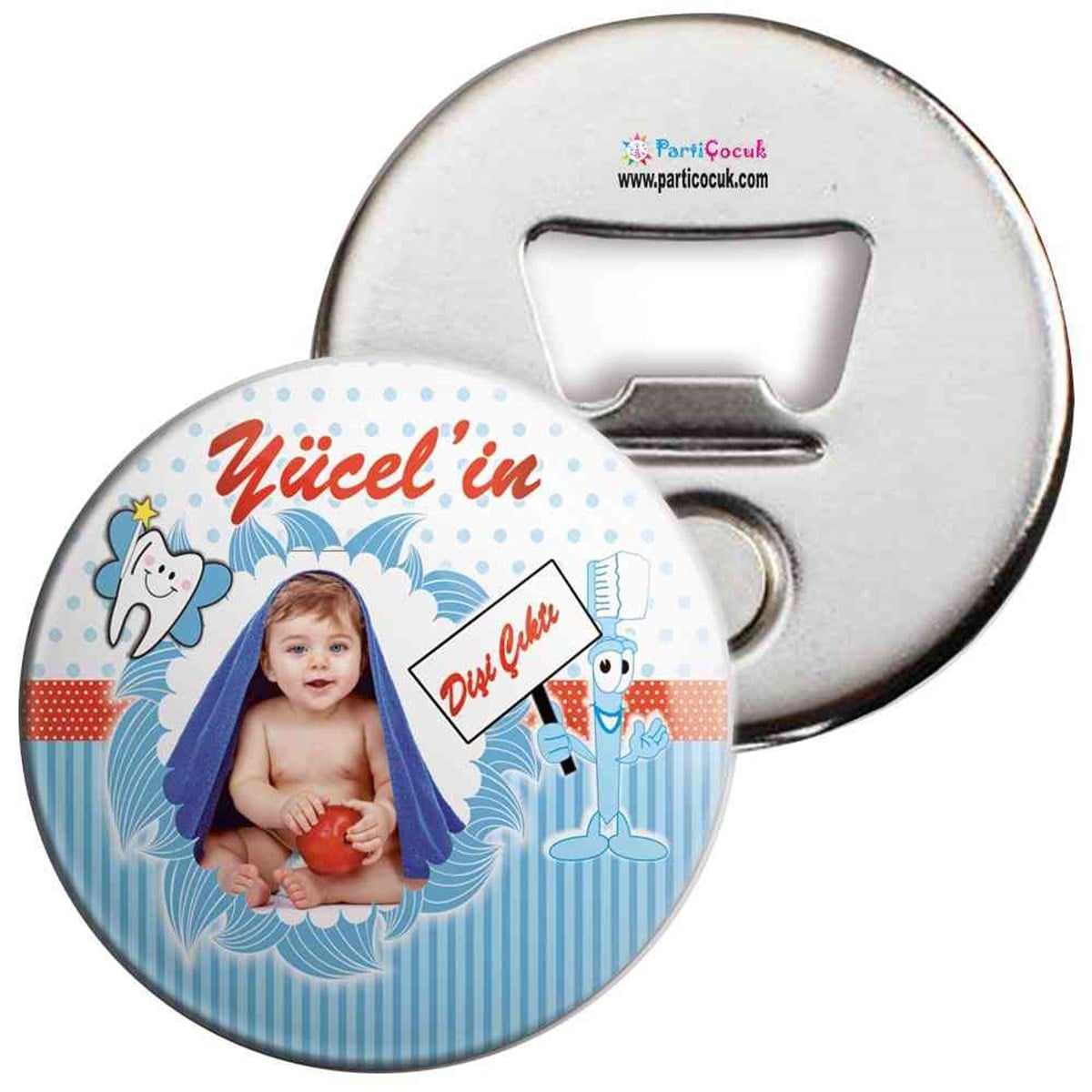 Diş Buğdayı Levhalı Diş Fırçalı Açacaklı Magnet 