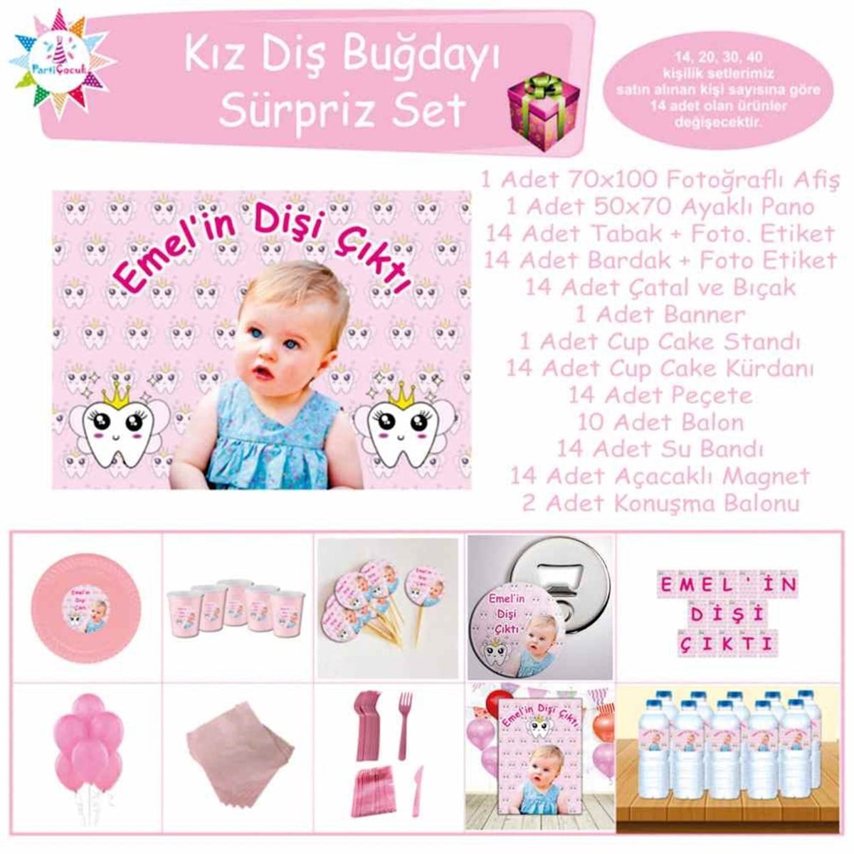 Diş Buğdayı Melekli Dişli Konsept Sürpriz Set 