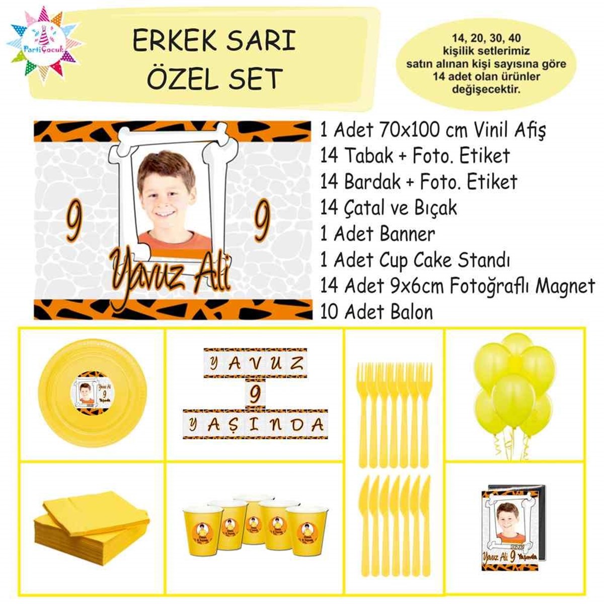 Doğum Günü Taş Devri Eski Çağ Konsept Özel Set 