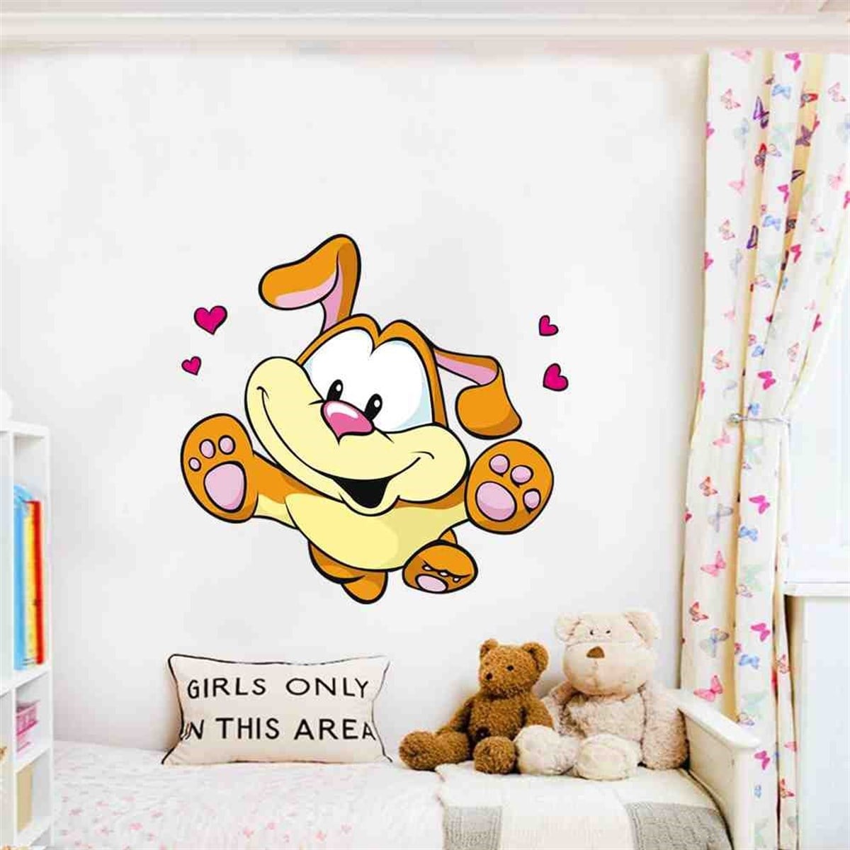 Duvar Stickerı Tatlı Köpek 
