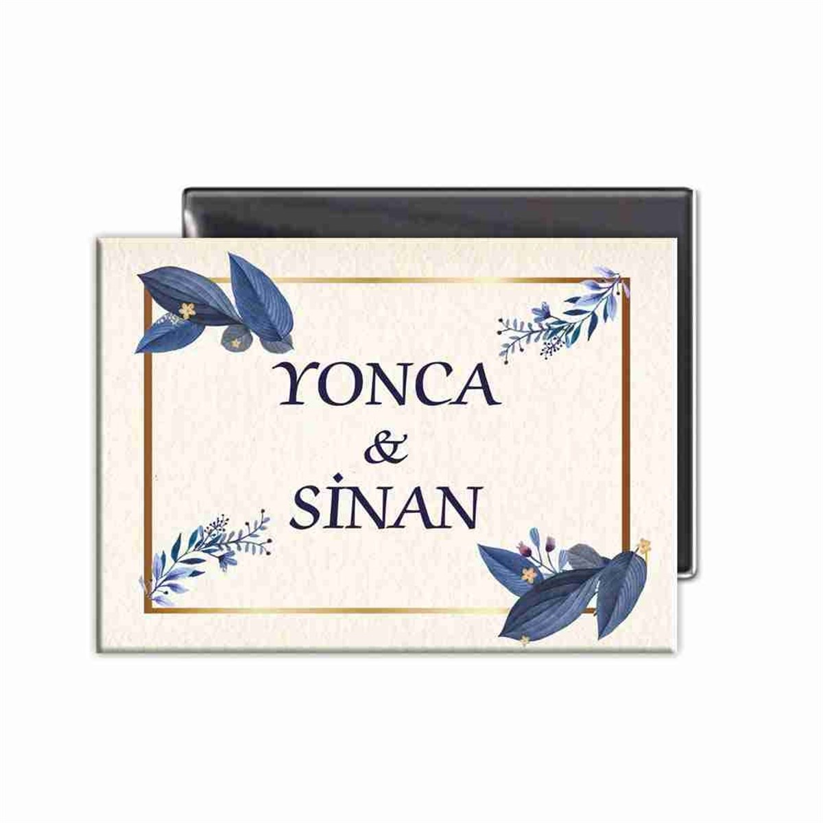 Gold Çerçeveli Temalı Magnet 