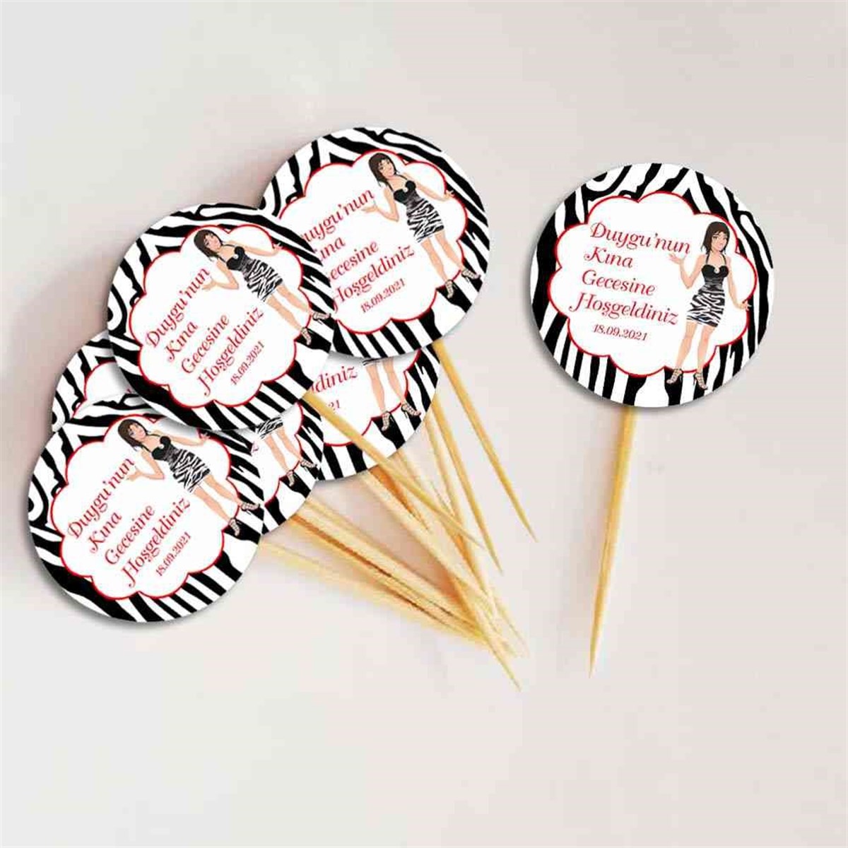 Kına Gecesi Cupcake Kürdanı 