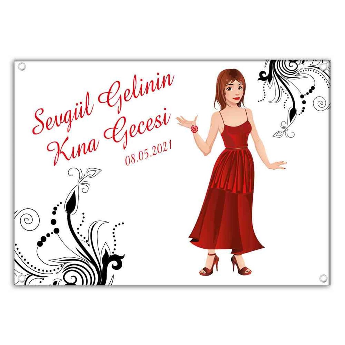 Kına İçin Duvar Afişi 