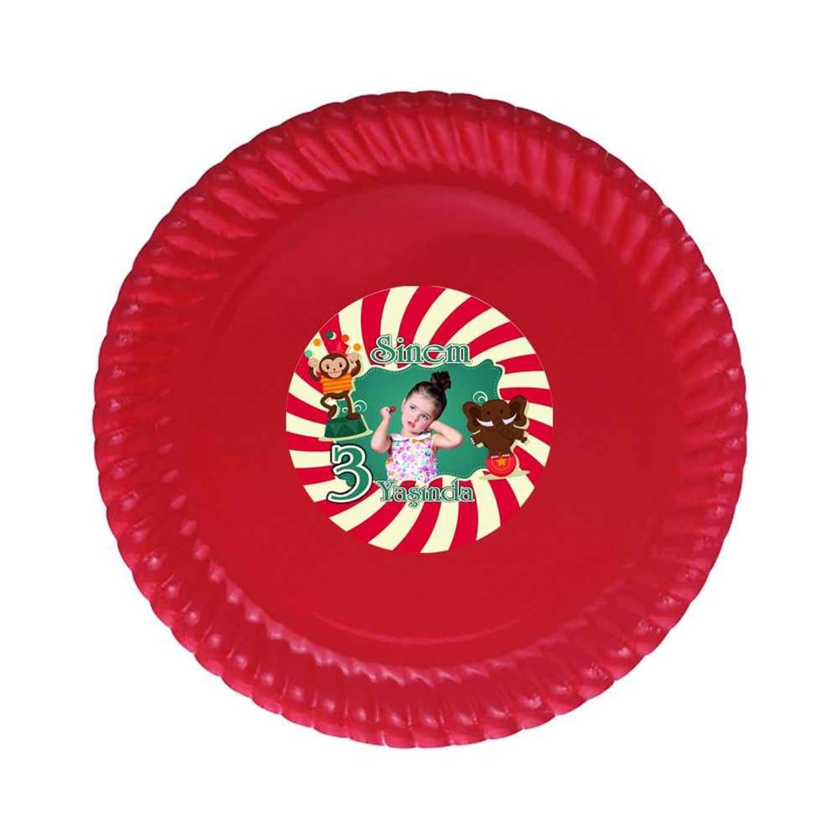 Kız Çocuğu Etiketli Tabak 