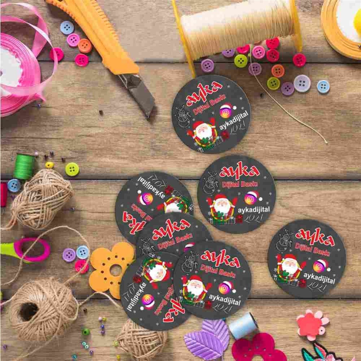 Logolu Promosyon Karton 30 Adet 
