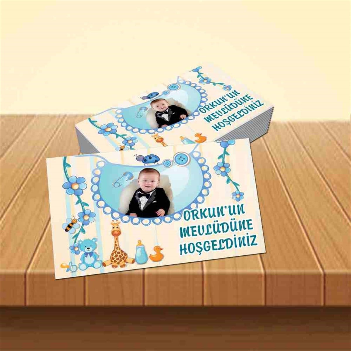 Mevlüt Mavi Önlük Konsepti Buzdolabı Magneti 